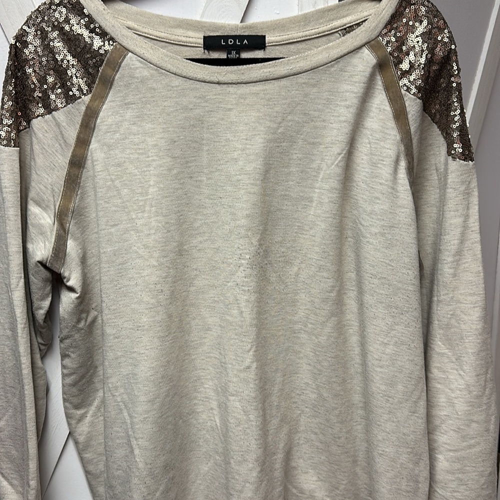 Nice! Sequin Swearshirt!